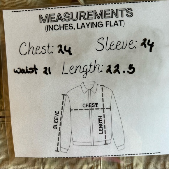 St John’s Bay tan Corduroy suit jacket size XL. Y2K - Picture 8 of 8